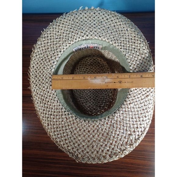 Firethorn Natural Straw Hat Multicolor Braided Ribbon Tassel - Picture 10 of 16